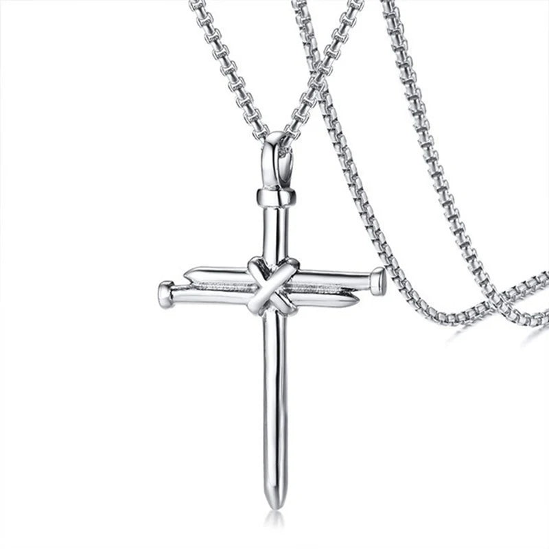 Sacred Nail Cross Pendant GOLD