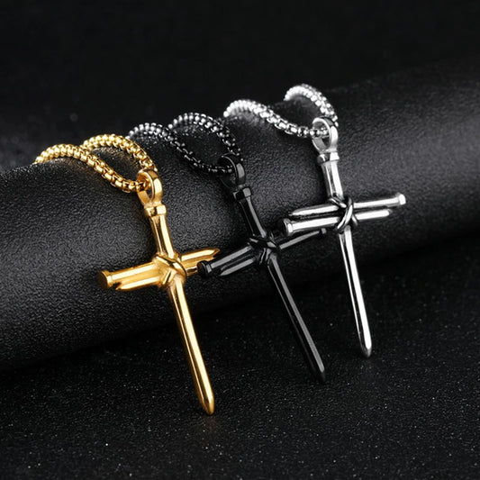 Sacred Nail Cross Pendant